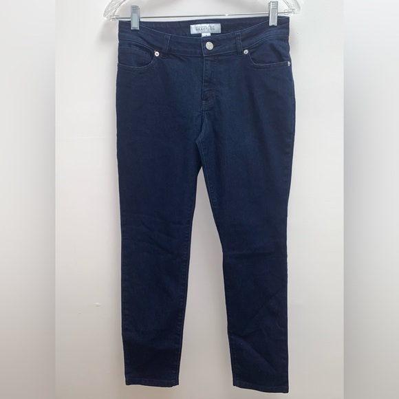 Kenneth Cole Reaction Blue Denim Skinny Jeans Size 4 - Picture 1 of 4